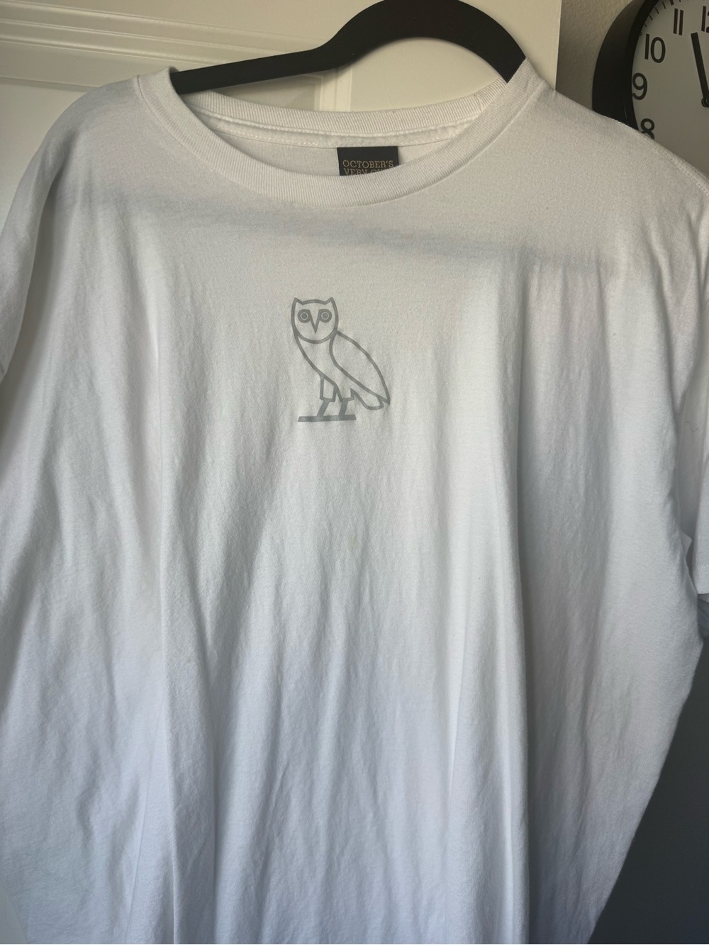 OCTOBERS VERY OWN (OVO) White Owl Logo Tee